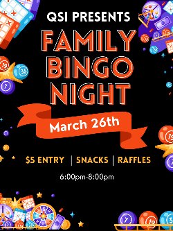 QSI Family Bingo Night